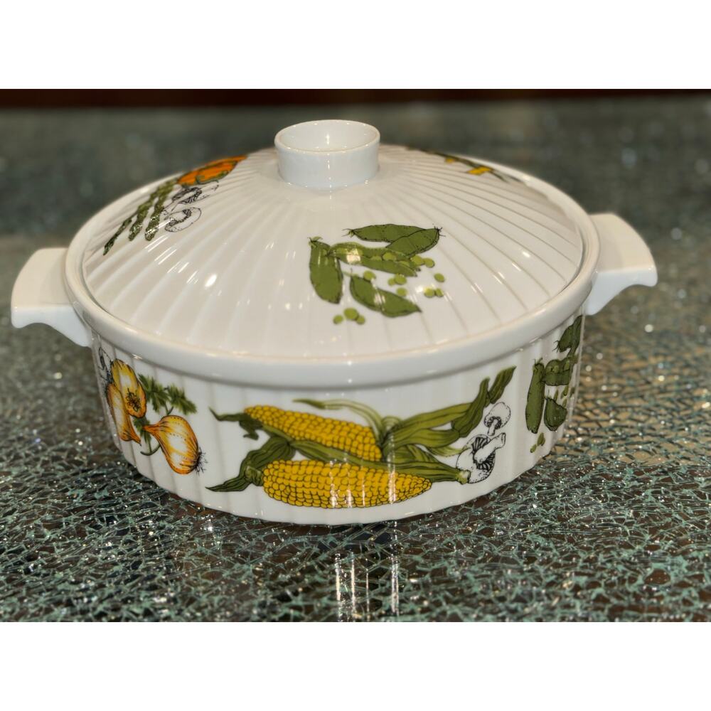 Vintage Styson Japan Oven To Table 8” Lidded Casserole Dish
